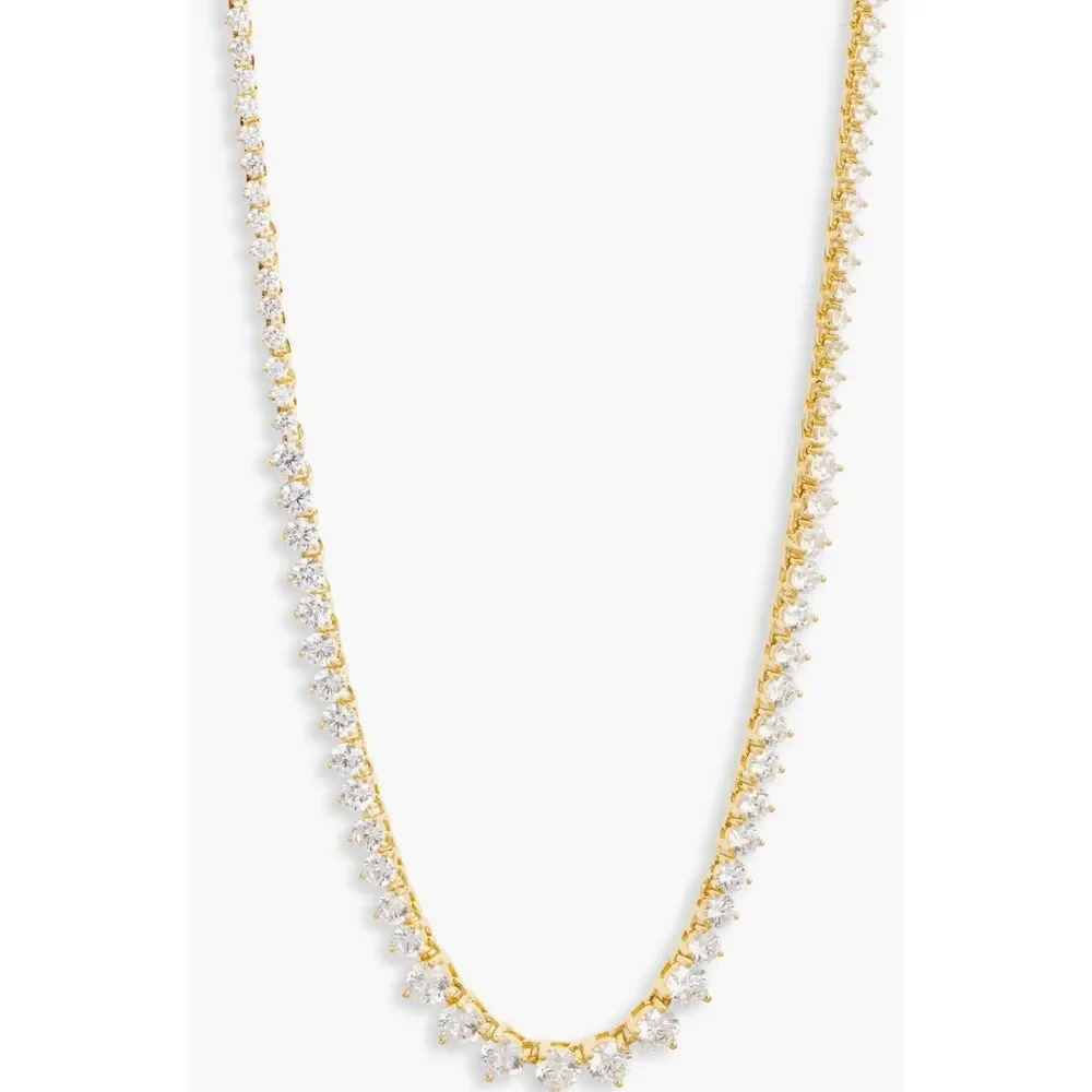 Nordstrom‘s dainty super sparkly cubic zirconia tennis necklace ￼ - Picture 2 of 2